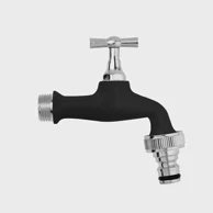 Vrtna slavina 1/2", crna